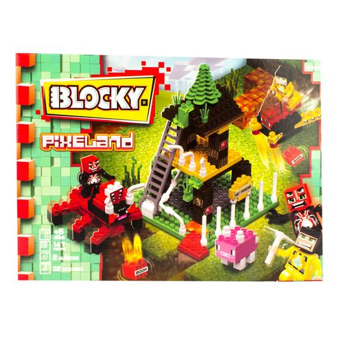 Ladrillos Blocky Pixeland Bosque Arácnido