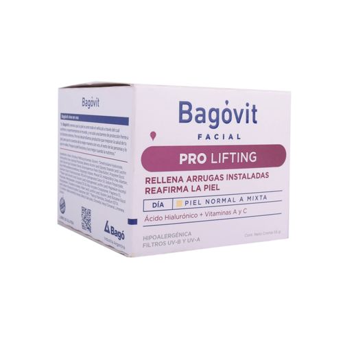 Crema Facial Bagóvit Pro Lifting Día TTP 55G