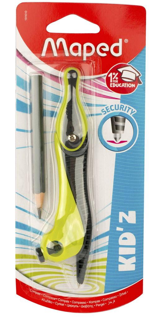 Compás Maped Plástico c/Abrazadera Blister
