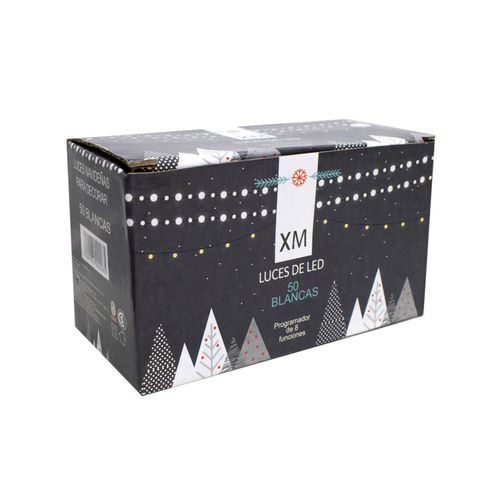 Adorno Navideño Genérica 50 Luces Led Blancas