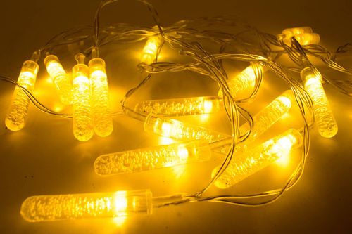 Adorno Navideño Genérica 20 Luces Tubo 4M