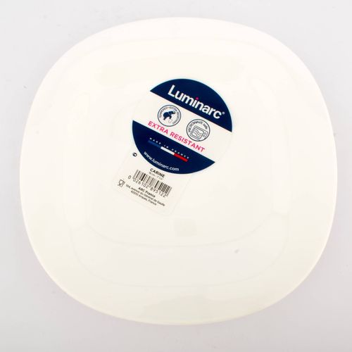 Plato Postre Luminarc Carine Blanco 19CM