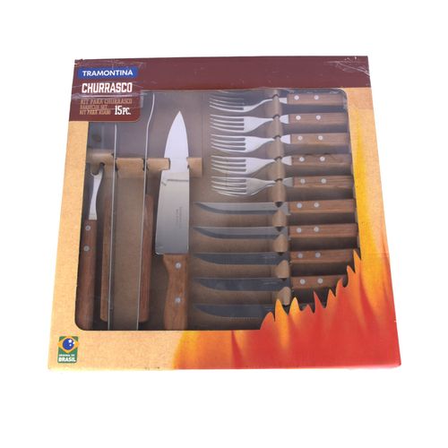Juego de Cubiertos Tramontina Pampa Madera 15