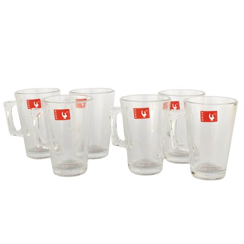 Jarros Capuccino con asas 10.5x7.5cm 6 Pz