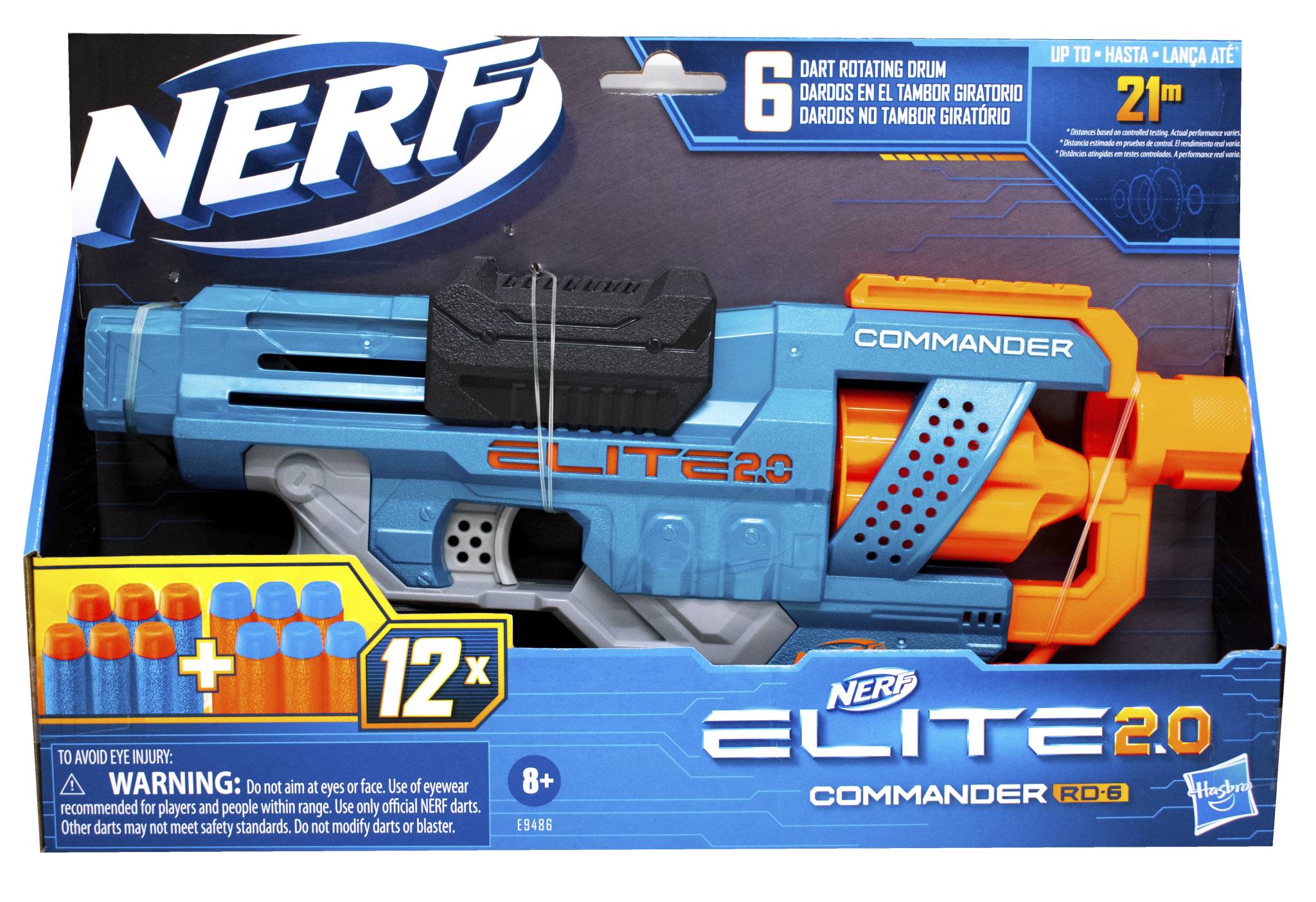 Pistola Nerf Elite Commander Ferniplast