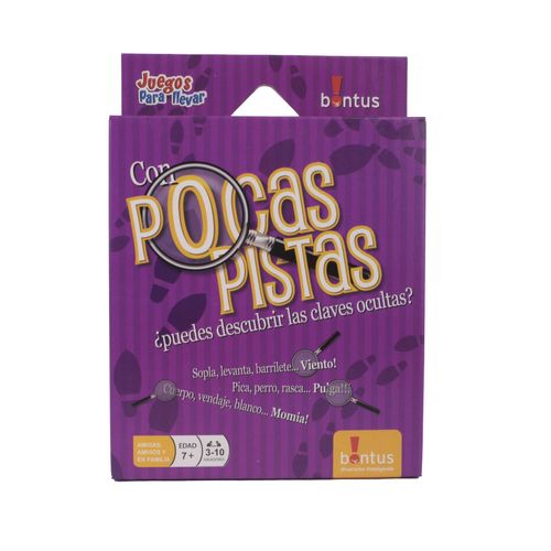 Pocas Pistas Bontus Juego de Cartas
