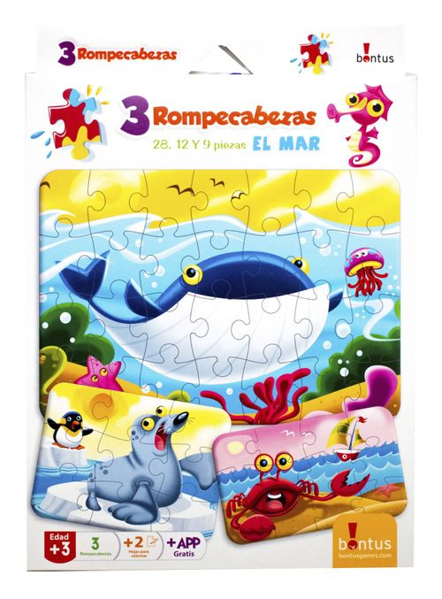 Puzzle Bontus El Mar + Hojas + Apps