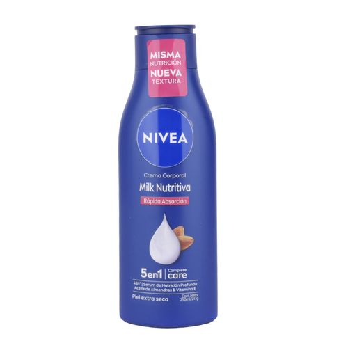 Crema Corporal Nivea Nutritiva Milk 250ML