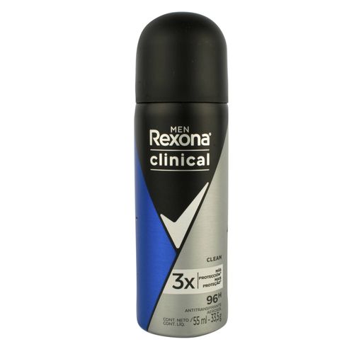 Desodorante Rexona Aero Men Clinical Clean 55ML