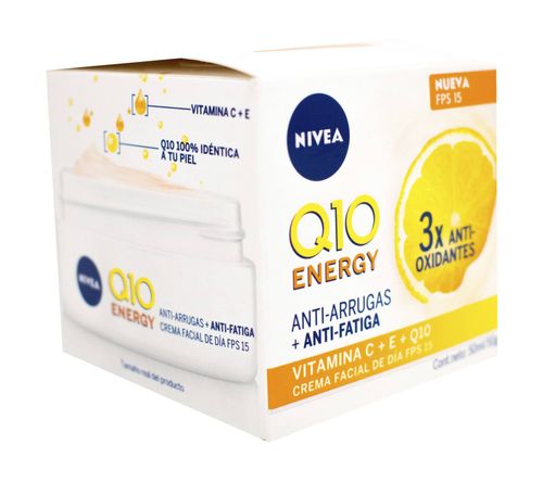 Crema Facial Nivea Q10 Plus Energy Day FPD15 50ML