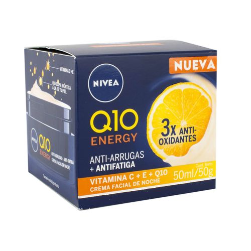 Crema Facial Nivea Q10 Energy Noche 50ml