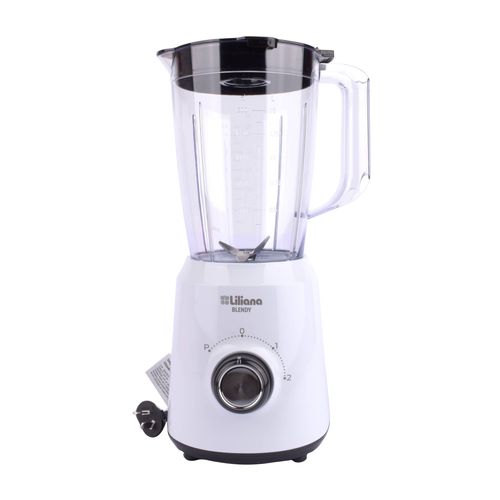 Licuadora Liliana 500W Blanca c/Vaso de Plástico