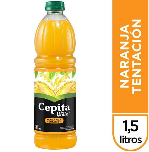 Jugo Cepita Naranja Tentación en Botella 1.5L