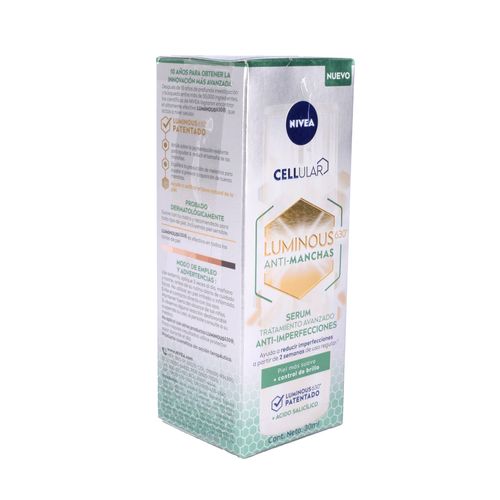 Serum Nivea Luminous Anti Manchas 30ML