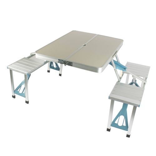 Mesa con Banqueta Plegable 186x64cm