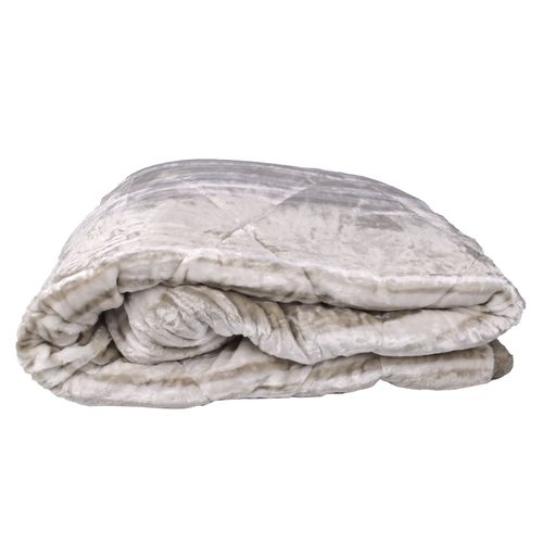 Frazada Love&Home 2 1/2P Piel c/Corderito