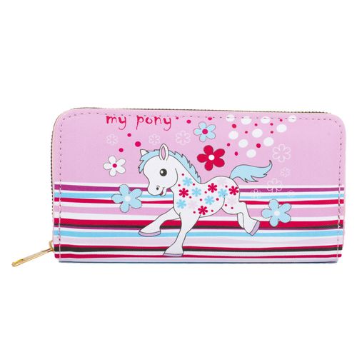 Billetera 19x10x3cm Diseño Unicornio