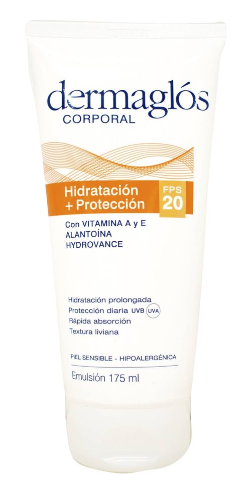 Emulsión Corporal Dermaglós Hidratante F20 175ML