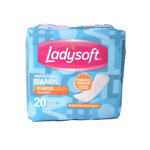 Protectores Diarios Ladysoft Clásicos 20