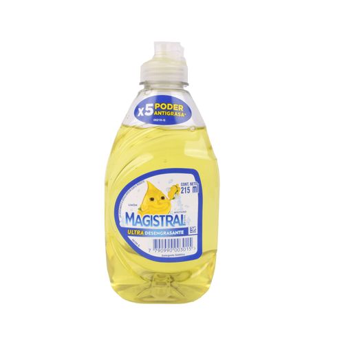 Detergente Magistral Ultra Limón 215ML