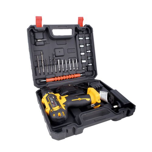 Taladro 21V + Kit Mechas/Puntas