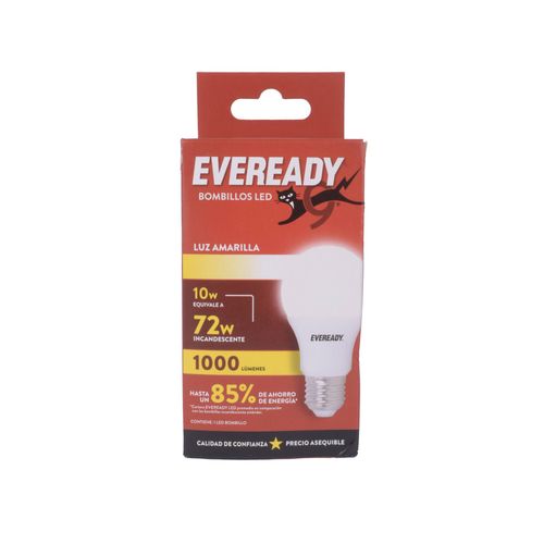 Lámpara Led Eveready 10W Amarilla