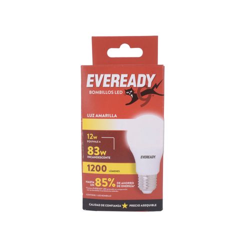 Lámpara Led Eveready 12W Amarilla