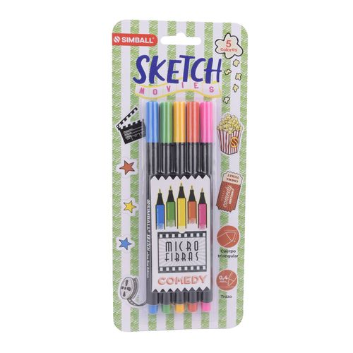 Microfibras Simball Comedy 5Pz