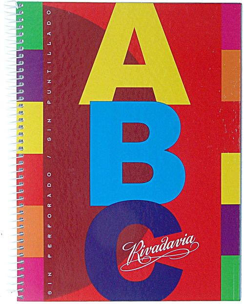 Cuaderno A4 Rvd ABC 60 Hj Rayado