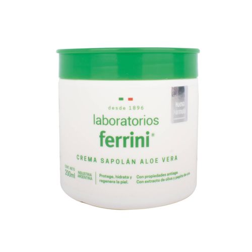 Crema Corporal Ferrini Sapolán Aloe Vera 200ML