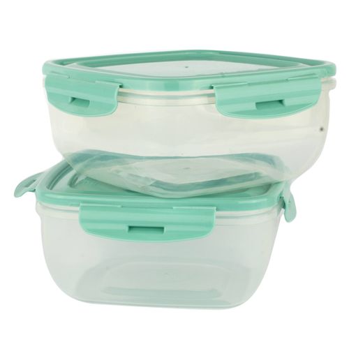 Herméticos Cuadrado Clip 1200ML 2