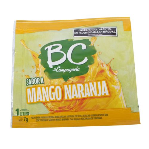 Jugo BC en Polvo Mango Naranja 7G