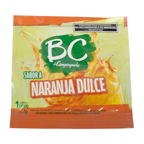 Jugo BC en Polvo Naranja Dulce 7G