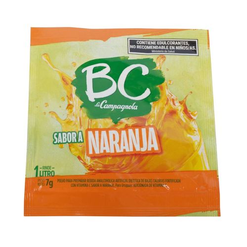 Jugo BC en Polvo Naranja 7G
