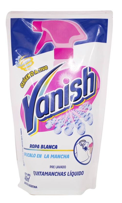 Quitamanchas Vanish Prelavado Blanco DP 400ML