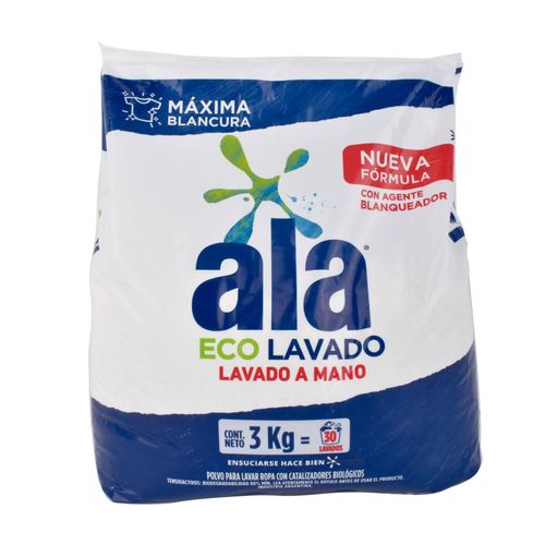 Jabón Polvo Ala Mano Ecolavado 3KG