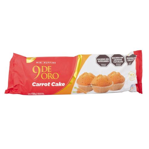 Muffins 9 de Oro Mini de Zanahoria 150G 3