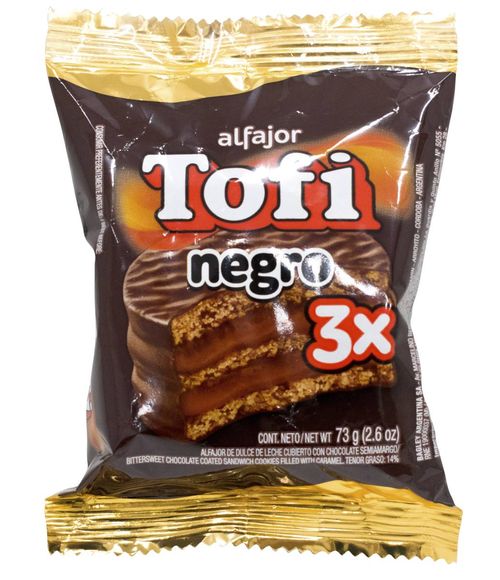 Alfajor Tofi Negro Triple 70G
