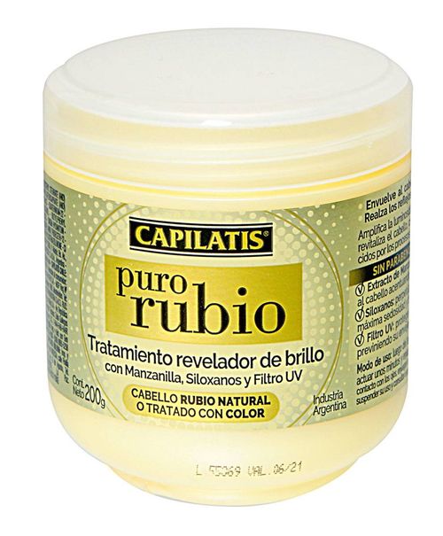 Tratamiento Capilatis Puro Rubio Brillo Manz 200ML