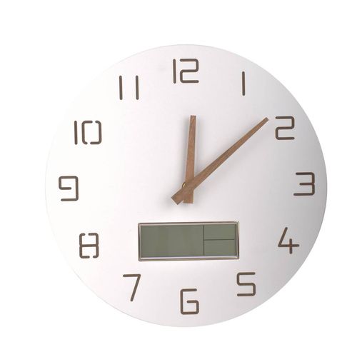 Reloj de Pared con Pantalla Digital 30CM