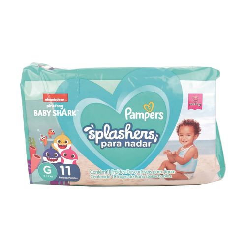 Pañales Bebés Pampers Gde Splashers 11