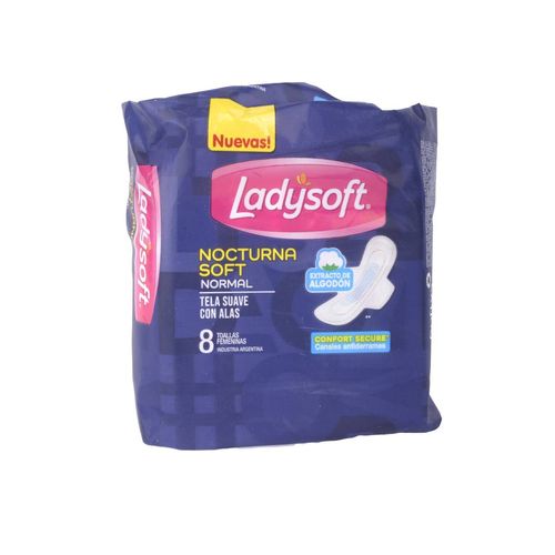 Toallas Femeninas Ladysoft Nocturna 8 Un