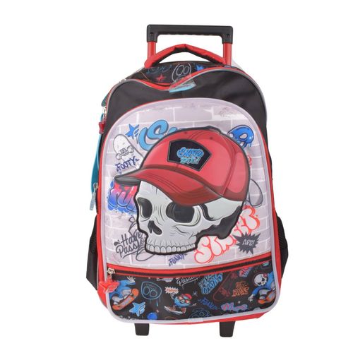 Mochila Carro Footy Con luz 18"