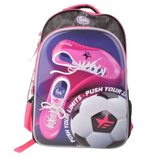 Mochila Espalda Footy Futbol Con Led 18"