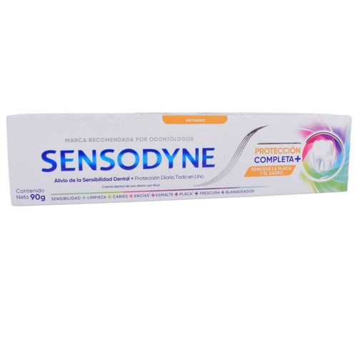 Crema Dental Sensodyne Prot Completa+AntiSarro 90G
