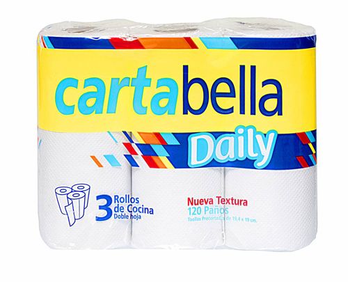 Rollos de Cocina Cartabella Daily Doble Hj 3