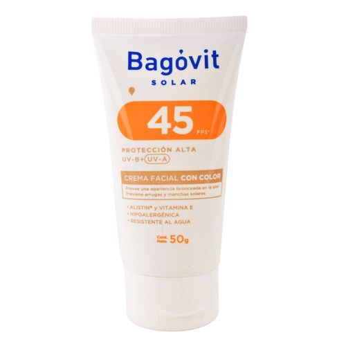 Protector Solar Bagóvit Facial Crema FPS45 50ml