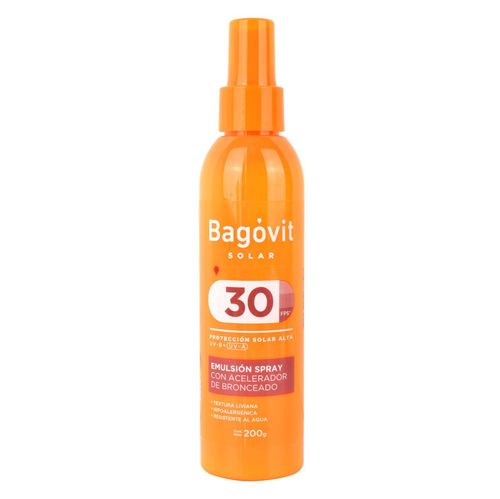 Bronceador Bagóvit Acelerador FPS30 200ml