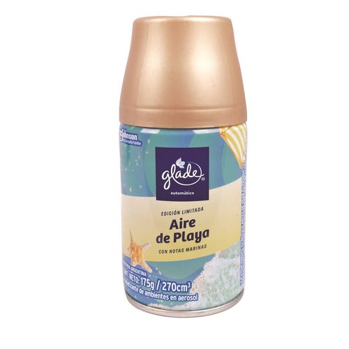 Aromatizante Glade Aire de Playa Rep Automático 170G
