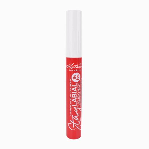 Labial Líquido Katalia St Mate Rojo 16Hs